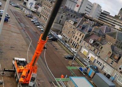 aberdeen crane hire extended lift