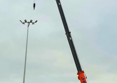 aberdeen crane hire at work